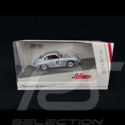 Porsche 356 Carrera 2 C n° 46 1964 Silber 1/64 Schuco 452032000