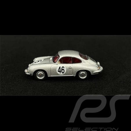 Porsche 356 Carrera 2 C n° 46 1964 silver 1/64 Schuco 452032000