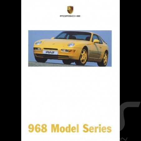Brochure Porsche 968 Model Series 02/1998 en anglais LGB20010005