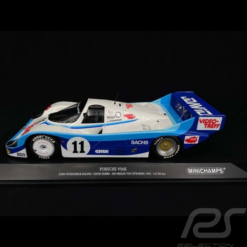 Porsche 956 K John Fitzpatrick Racing n° 11 200 Miles de Nuremberg 1983 1/18 Minichamps 155836691