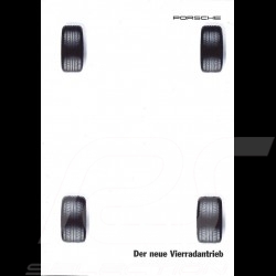 Brochure Porsche Der neue Vierradantrieb 911 Carrera 4 09/1994 en allemand WVK140710
