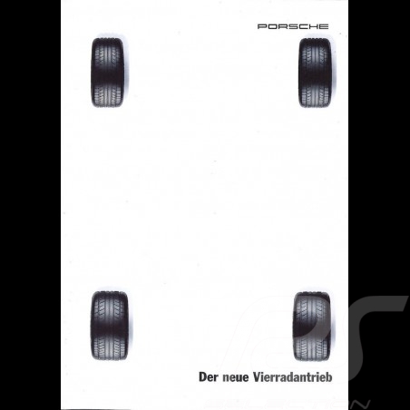 Brochure Porsche Der neue Vierradantrieb 911 Carrera 4 09/1994 en allemand WVK140710