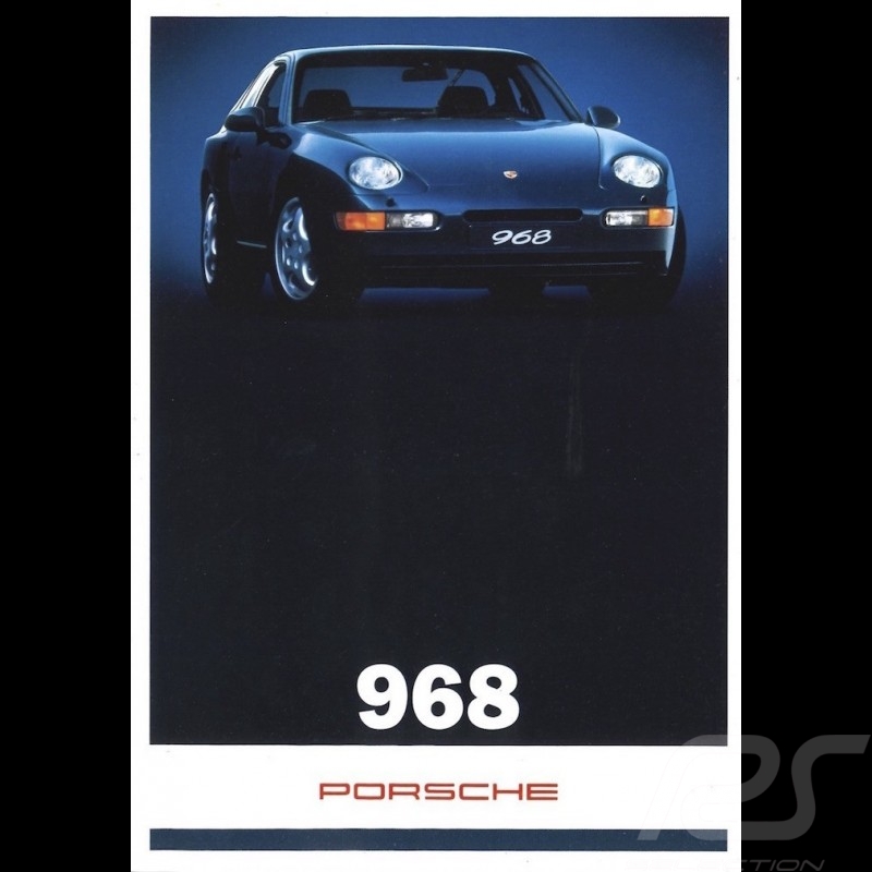 Porsche Brochure 968 01/1994 french/dutch