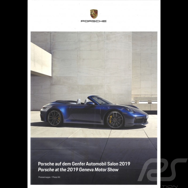 Porsche Brochure Porsche auf dem Genfer Automobil Salon 2019 / Porsche at the 2019 Geneva Motor Show 03/2019 german/english