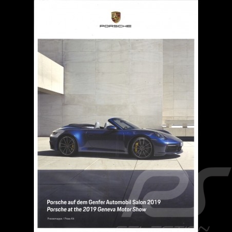 Brochure Porsche auf dem Genfer Automobil Salon 2019 / Porsche at the 2019 Geneva Motor Show 03/2019 allemand/anglais
