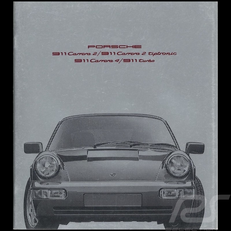 Brochure Porsche 911 Carrera 2 / 911 Carrera 2 tiptronic / 911 Carrera 4 / 911 turbo 09/1990 en allemand WVK127110