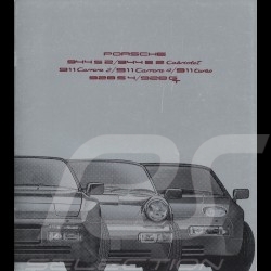 Brochure Porsche Gamme 944 / 911 / 928 08/1990 en français WVK127330