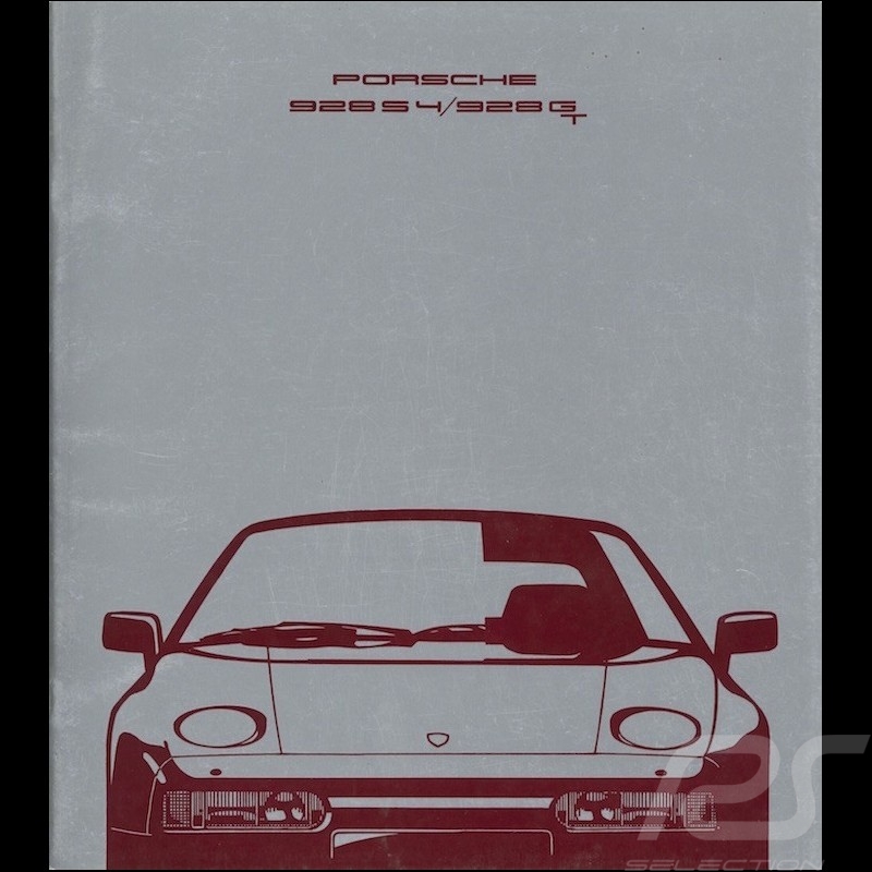 Brochure Porsche 928 S 4 / 928 GT 09/1989 en français WVK103430
