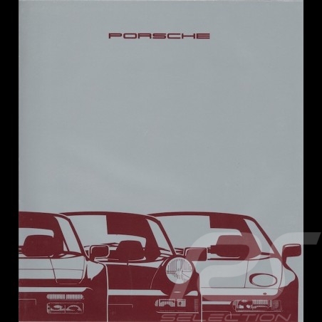 Brochure Porsche Gamme modèles année 1990 08/1989 en français WVK105630