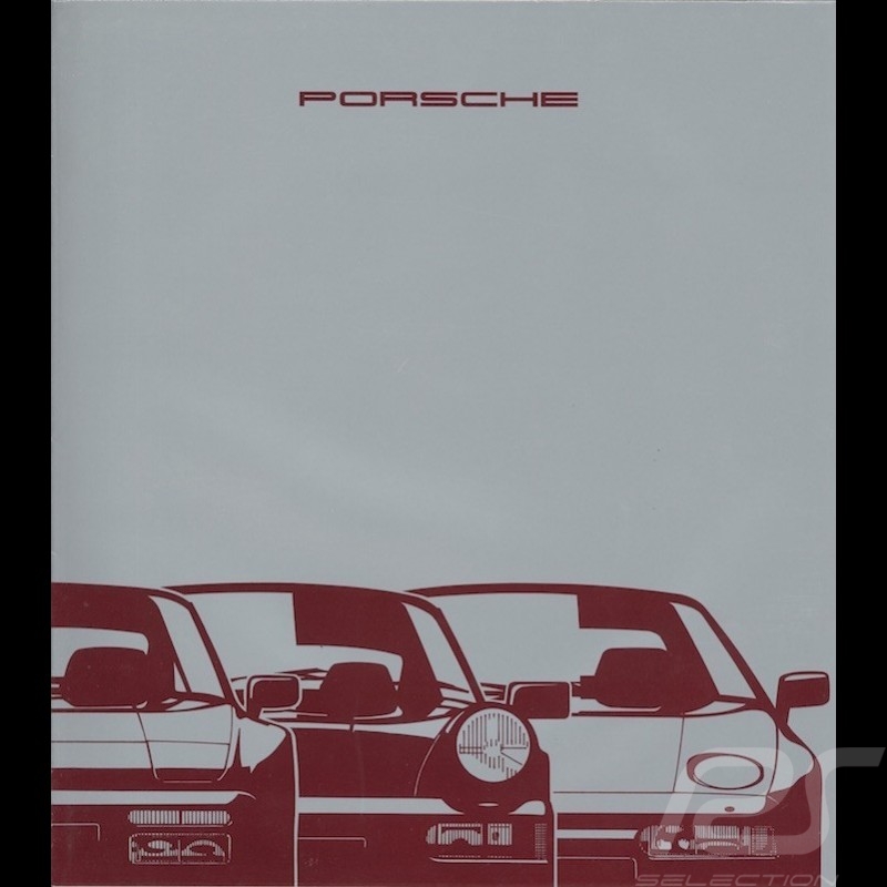 Brochure Porsche Gamme modèles année 1990 08/1989 en néerlandais WVK105695