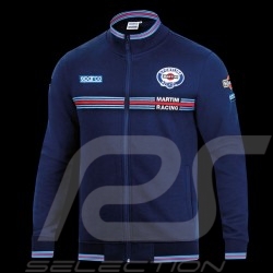 Martini Racing Jacket Fullzip Sweatshirt Navy blue Sparco 01278MR