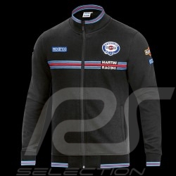 Veste Jacket Jacke Martini Racing Sweatshirt Zippé Noir Sparco 01278MR
