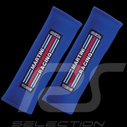 Paire de fourreau de harnais Martini Racing Bleu azur Sparco 01098S3MR seat belt pads Gurtpolster 
