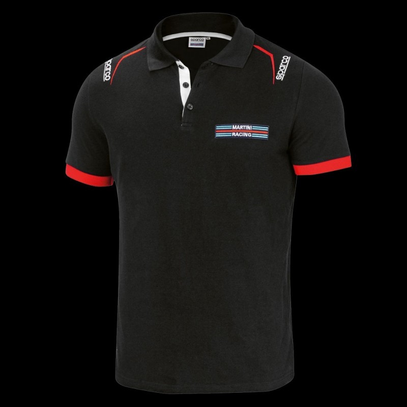 Martini Racing Polo shirt Black Sparco 01276MR