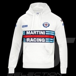 Sweatshirt Sparco Martini Racing hoodie white - men 01279MRBI