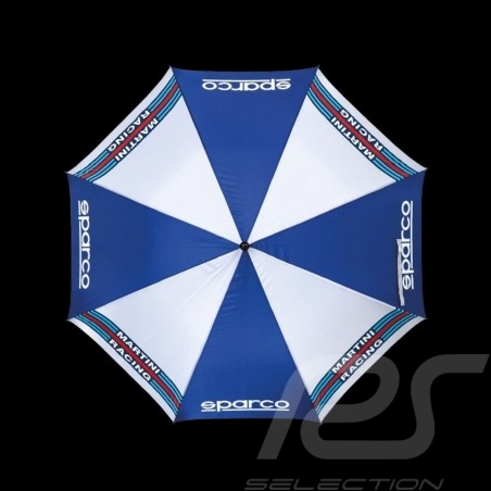 Parapluie Sparco Martini Racing bleu marine / blanc 09968MR Umbrella Regenschirm 