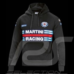 Sweatshirt Sparco Martini Racing hoodie à capuche noir - homme 01279MRNR