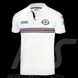 Sparco Replica Martini Racing Polo Shirt Weiß -  01275MRBI