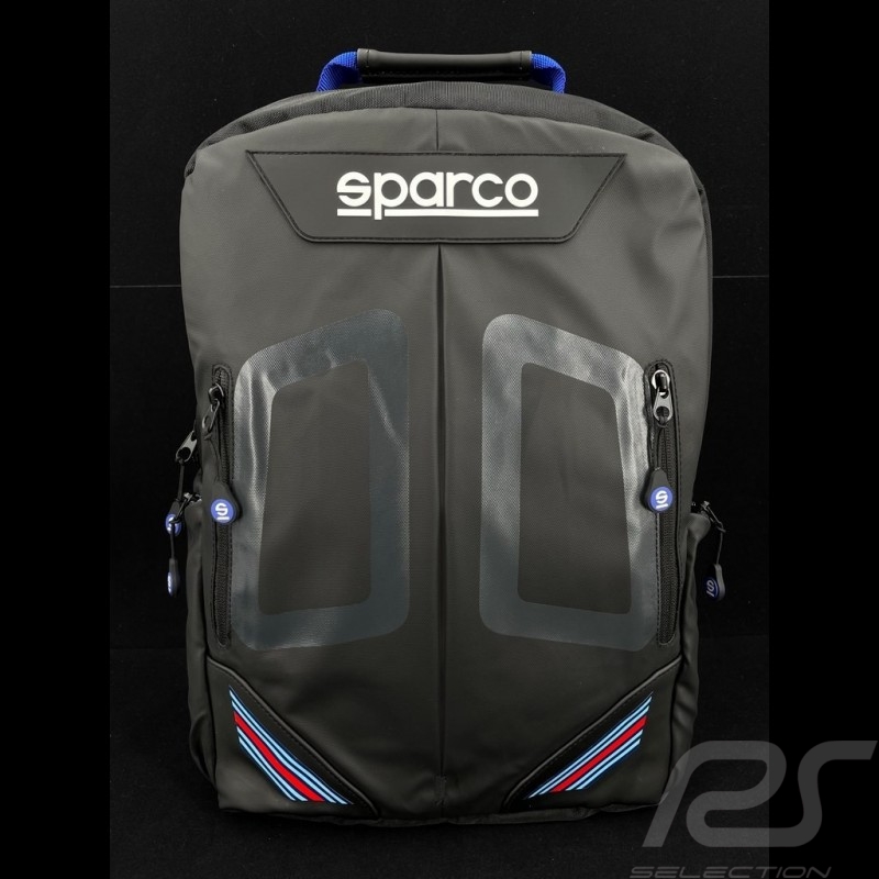 Sac à dos Backpack Rucksack Martini Racing Noir / Bleu Sparco 016440MR