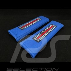 Pair of Martini Racing seat belt pads Azure blue Sparco 01098S3MR