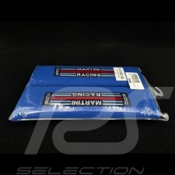 Pair of Martini Racing seat belt pads Azure blue Sparco 01098S3MR