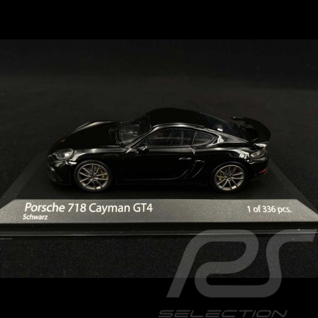 Porsche 718 Cayman GT4 type 982 2020 Black 1/43 Minichamps 410067601
