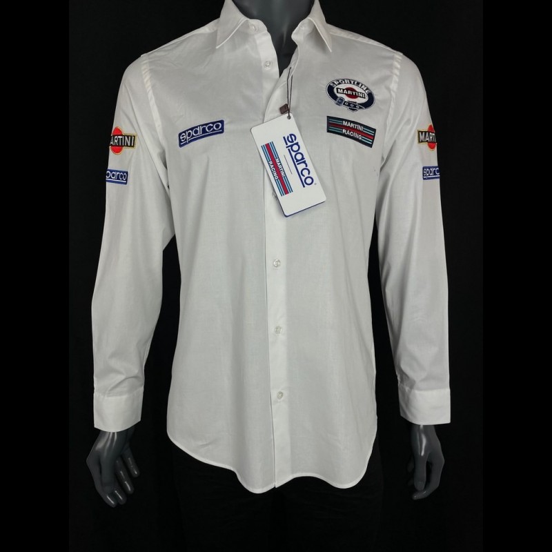 Sparco Shirt Martini-Racing XS White
