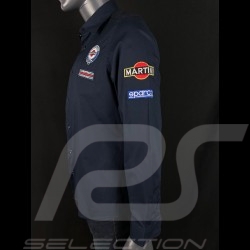 Chemise Shirt Hemd Martini Racing Bleu marine Sparco 01277MR