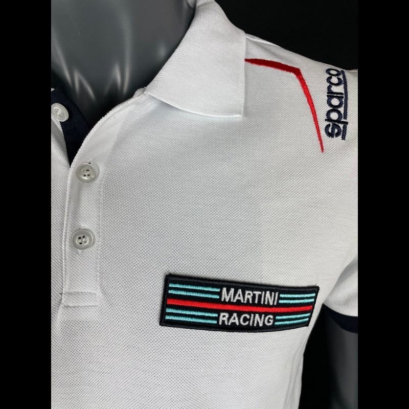 Martini Racing Poloshirt Weiß Sparco 01276MR