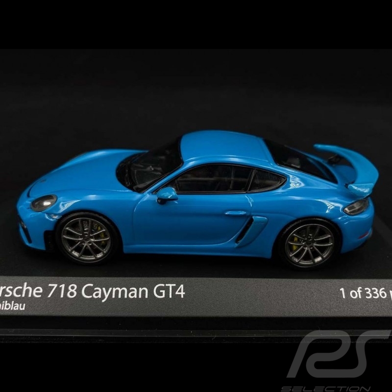 Porsche 718 Cayman GT4 type 982 2020 Miamiblau 1/43 Minichamps 410067602