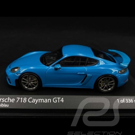 Porsche 718 Cayman GT4 type 982 2020 Miamiblau 1/43 Minichamps 410067602