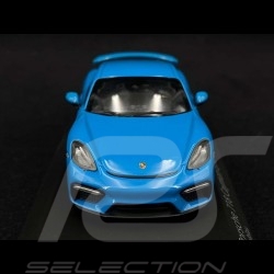 Porsche 718 Cayman GT4 type 982 2020 Bleu Miami Blue Blau 1/43 Minichamps 410067602