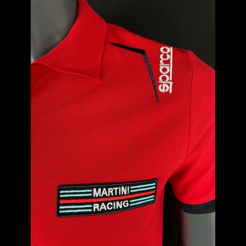 Martini Racing Poloshirt Rot Sparco 01276MR