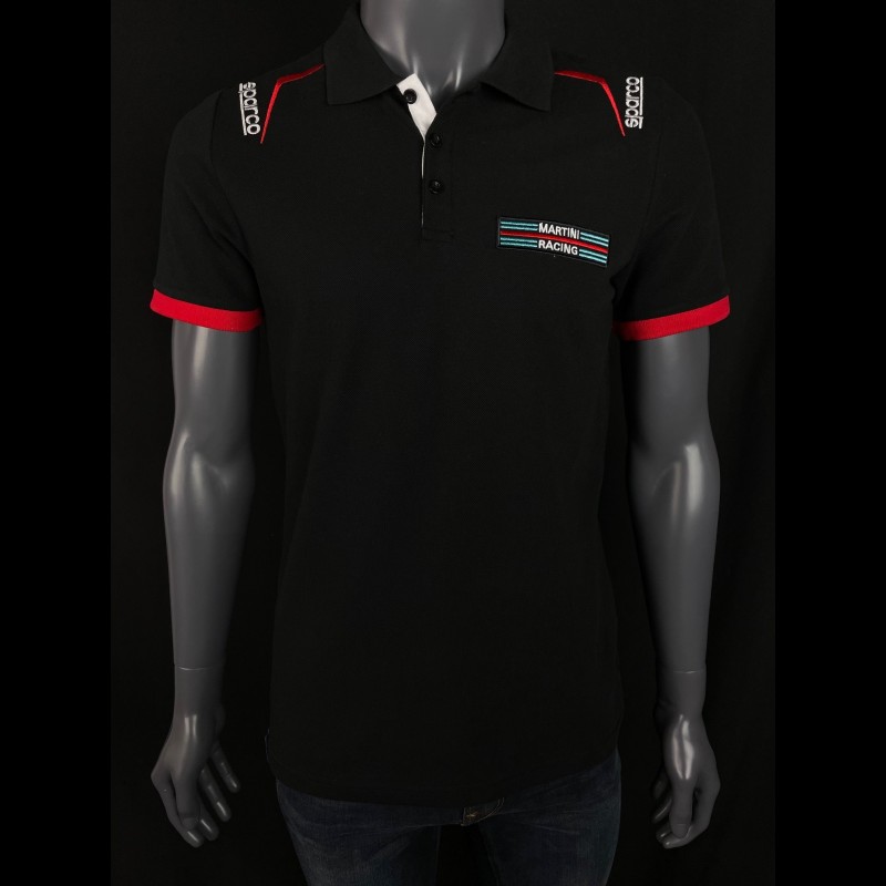 Martini Racing Polo shirt Black Sparco 01276MR