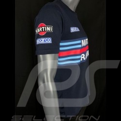 T-Shirt Sparco Martini Racing Dunkelblau- Herren 01274MRBM