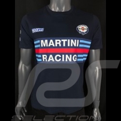 T-Shirt Sparco Martini Racing Dunkelblau- Herren 01274MRBM