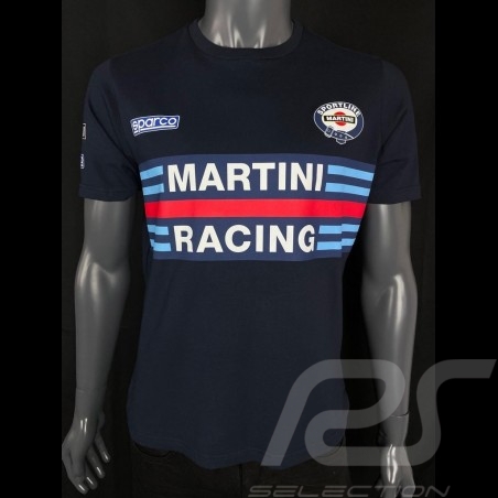 T-Shirt Sparco Martini Racing Bleu Marine - homme 01274MRBM