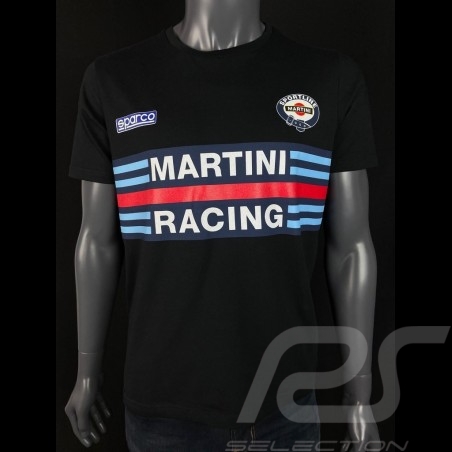 T-Shirt Sparco Martini Racing Schwarz- Herren 01274MRNR