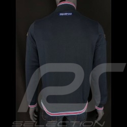 Veste Jacket Jacke Martini Racing Sweatshirt Zippé Bleu marine Sparco 01278MR