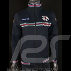Martini Racing Jacket Fullzip Sweatshirt Navy blue Sparco 01278MR