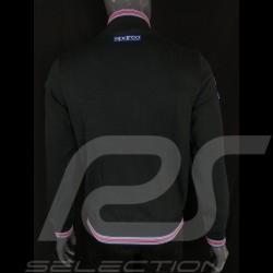 Martini Racing Jacket Fullzip Sweatshirt Black Sparco 01278MR