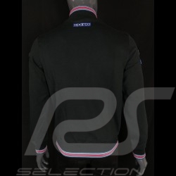 Veste Jacket Jacke Martini Racing Sweatshirt Zippé Noir Sparco 01278MR