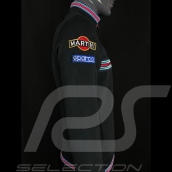 Martini Racing  Jacke Fullzip Sweatshirt Schwarz Sparco 01278MR
