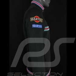 Veste Jacket Jacke Martini Racing Sweatshirt Zippé Noir Sparco 01278MR