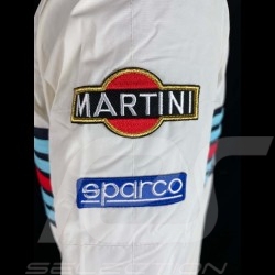 Sparco Martini Racing Team Jacket Bomber design white - men 01281MRBI