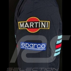 Veste Sparco Martini Racing coupe Bomber bleu marine - homme 01281MRBM
