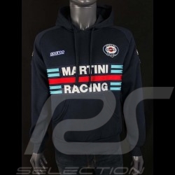 Sweatshirt Sparco Martini Racing hoodie à capuche bleu marine- homme 01279MRBM
