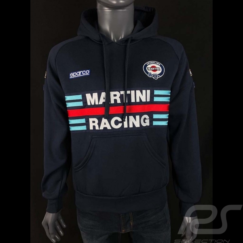 Sweatshirt Sparco Martini Racing hoodie Navy Blue - men 01279MRBM