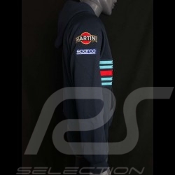 Sweatshirt Sparco Martini Racing hoodie Navy Blue - men 01279MRBM