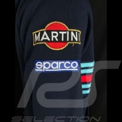 Sweatshirt Sparco Martini Racing hoodie à capuche bleu marine- homme 01279MRBM